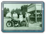 Cora L. Reynolds and her motorcycle