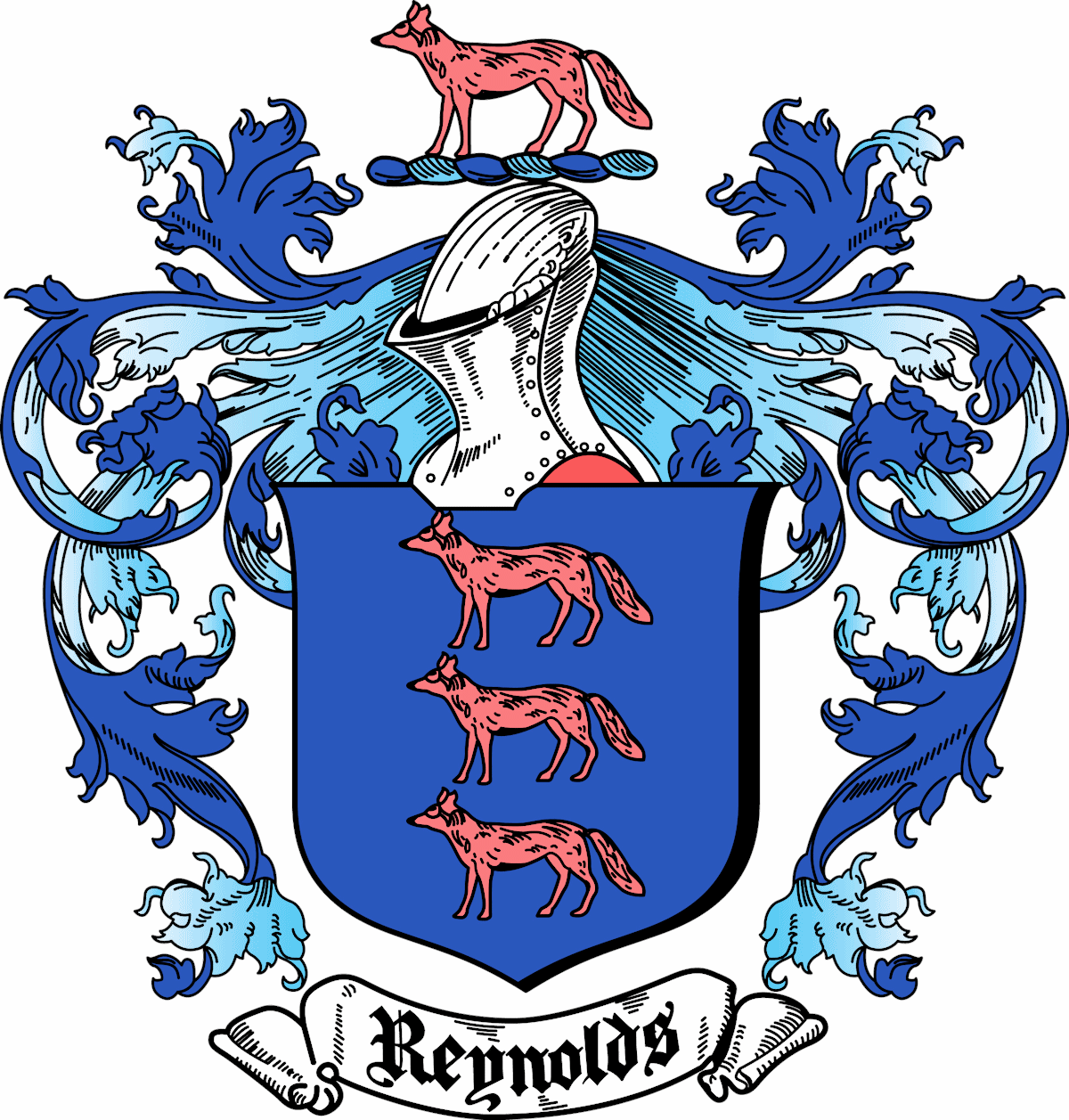 Reynolds Family Association Crest or Coat of Arms