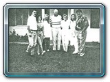 Harrison Family - Clyde Lullm, Cathy (Carter), Emma Lee (Freeman), Rex Harrison, Jr., Unknown, Rebecca Kathleen (Harrison) Russell & Richard Allen Russell